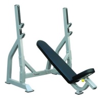 Олимпийская скамья с положительным наклоном для жима, со стойками AeroFit Impulse Functional IFOIB