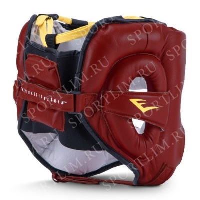 Шлем Elite Leather LXL красн. (арт. P00000681 LXL RD)